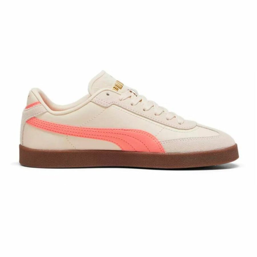 Kvinde Casual Sneakers Puma Club II Era Beige #1