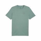 Kort�rmet T-shirt til M�nd Puma 684726 30 Bl� #1