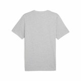 Kort�rmet T-shirt til M�nd Puma Graphics Box Lysegr� #2
