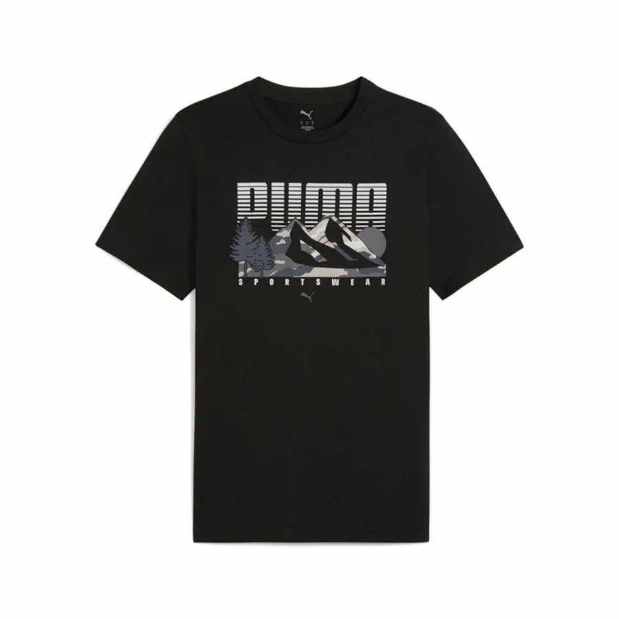 Kort�rmet T-shirt til M�nd Puma Graphics Mountain Tee #1