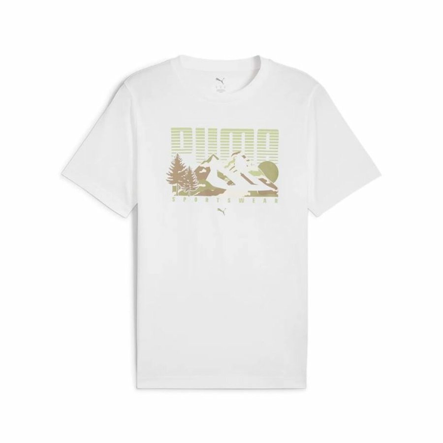 Kort�rmet T-shirt til M�nd Puma Graphics Mountain Tee #1