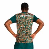 Kortrmet fodboldtrje til mnd Puma Cote d'Ivore Prematch Ss Grn #4