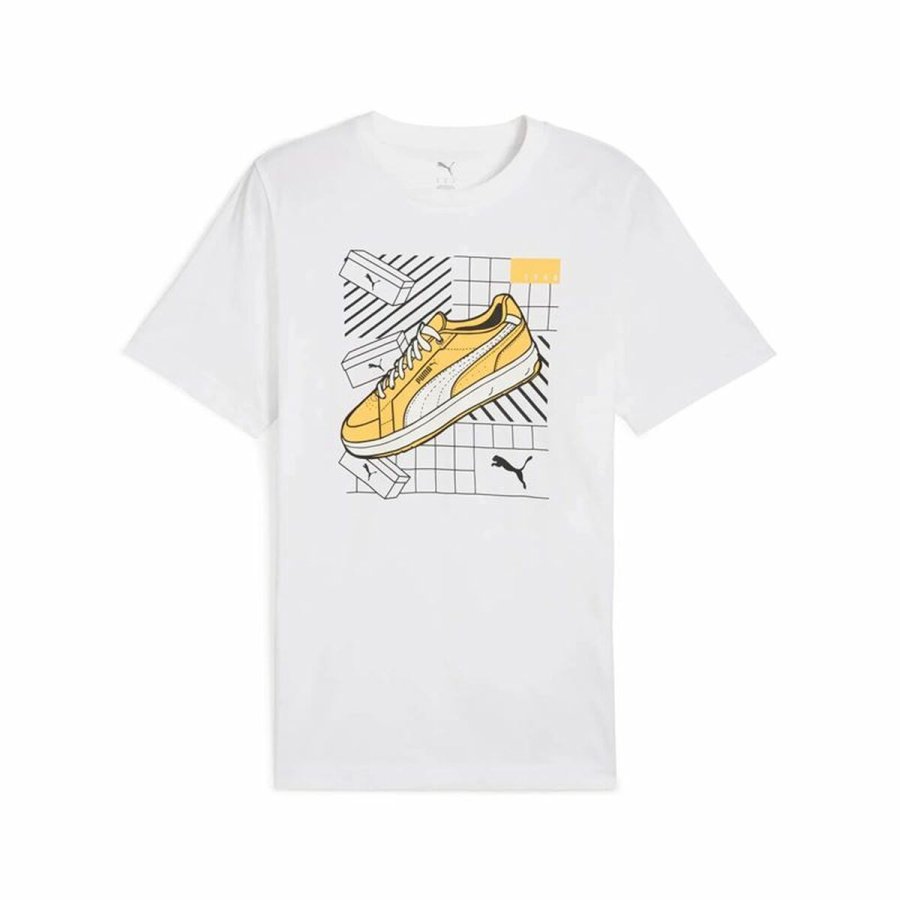 Kort�rmet T-shirt til M�nd Puma Graphics Sneaker #1