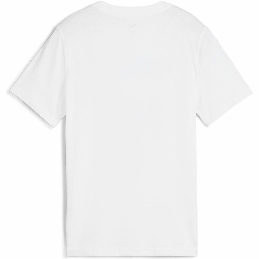 Brne Kortrmet T-shirt Puma Essentials Hvid #2