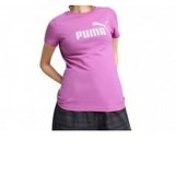 Kort�rmet T-shirt til Kvinder Puma ESS No. 1 Logo Tee Pink #1