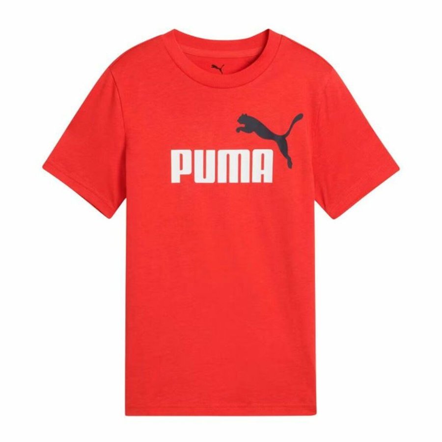 B�rne Kort�rmet T-shirt Puma Essentials R�d #1
