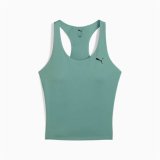 Kort�rmet T-shirt til Kvinder Puma Tad Essentials 2 In Bl� Gr�n #1