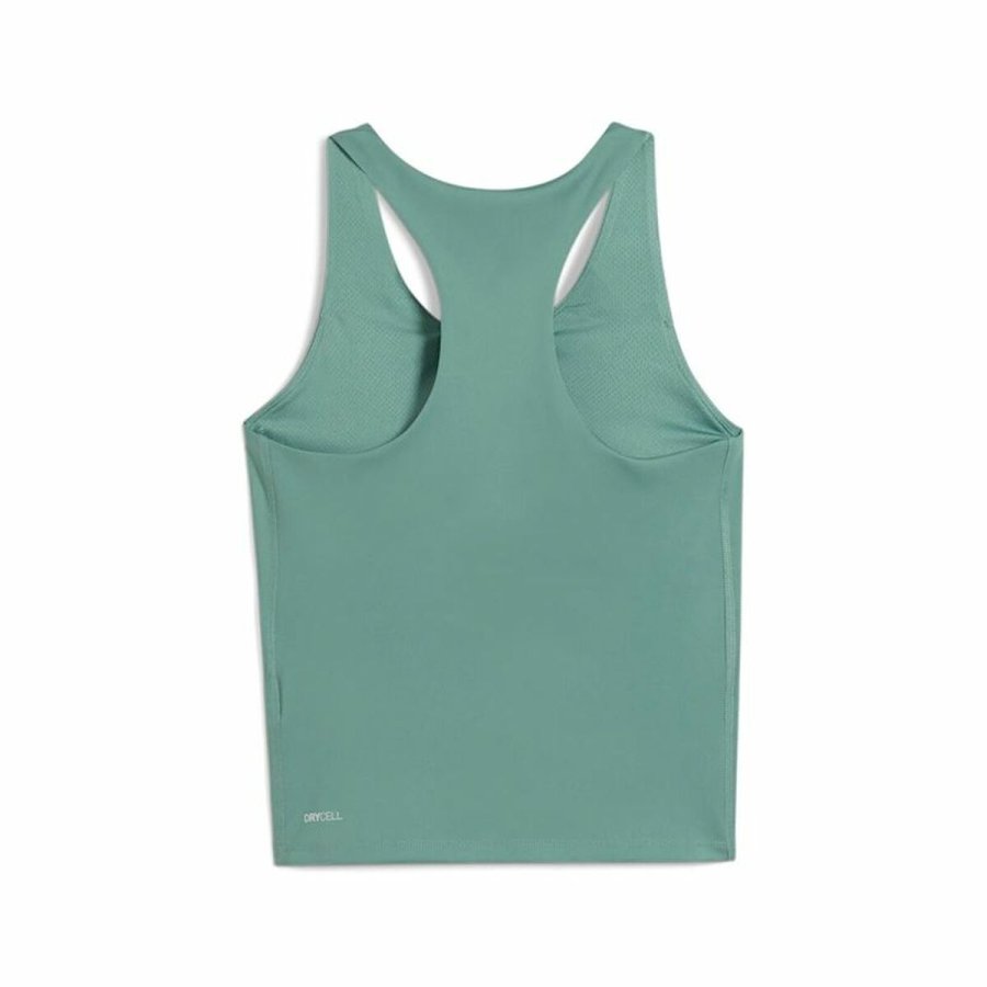 Kort�rmet T-shirt til Kvinder Puma Tad Essentials 2 In Bl� Gr�n #2