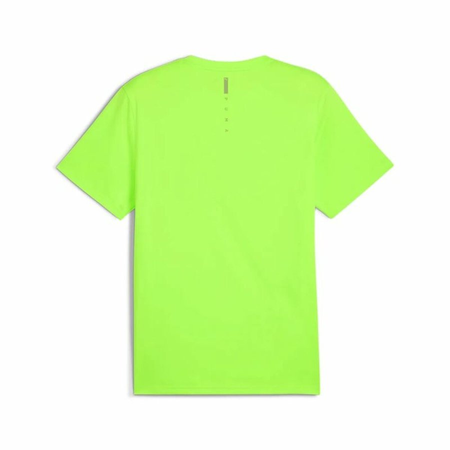 Kort�rmet T-shirt til M�nd Puma M Flex Pocket Tee Gr�n Limegr�n #2