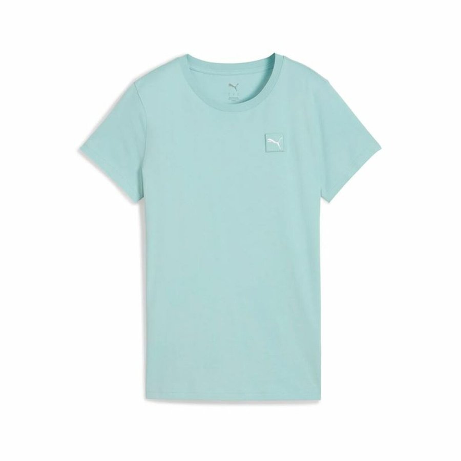 Kort�rmet T-shirt til Kvinder Puma Essentials  Bl� Himmelbl� #1