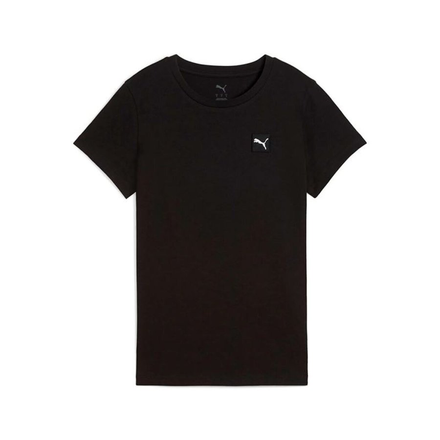 Kort�rmet T-shirt til Kvinder Puma Essentials Elevated Sort #1