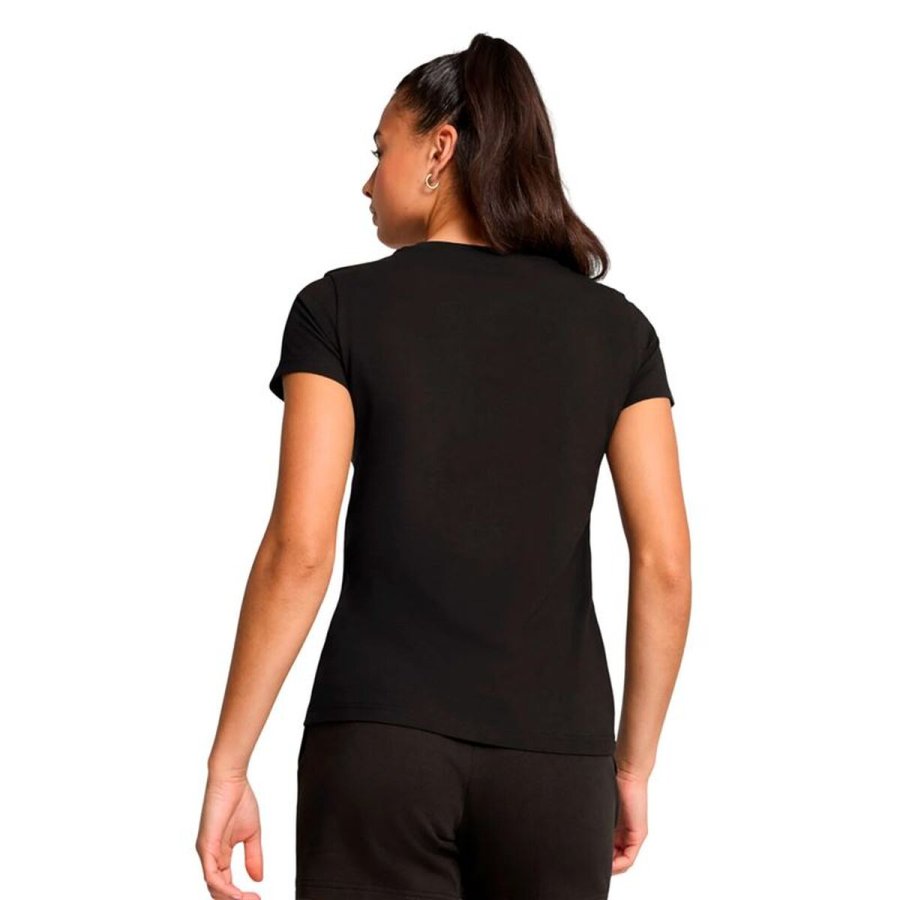 Kort�rmet T-shirt til Kvinder Puma Essentials Elevated Sort #4