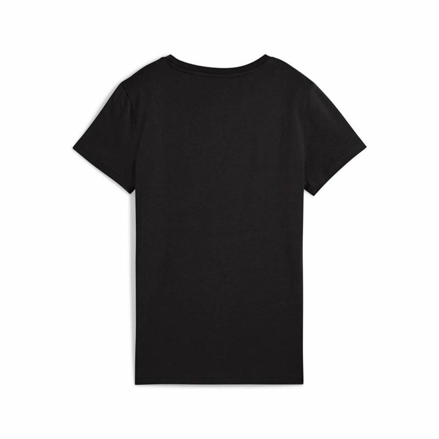 Kort�rmet T-shirt til Kvinder Puma Essentials Metallic Sort #2