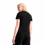 Kort�rmet T-shirt til Kvinder Puma Essentials Metallic Sort #4
