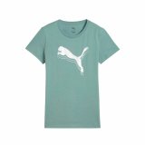 Kort�rmet T-shirt til Kvinder Puma Essentials MetallicGreen Moonetalli #1