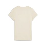 Kort�rmet T-shirt til Kvinder Puma Essentials Script Beige #2
