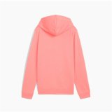 Sweatshirt med htte til piger Puma Puma Essentials Script Pink Koral #3