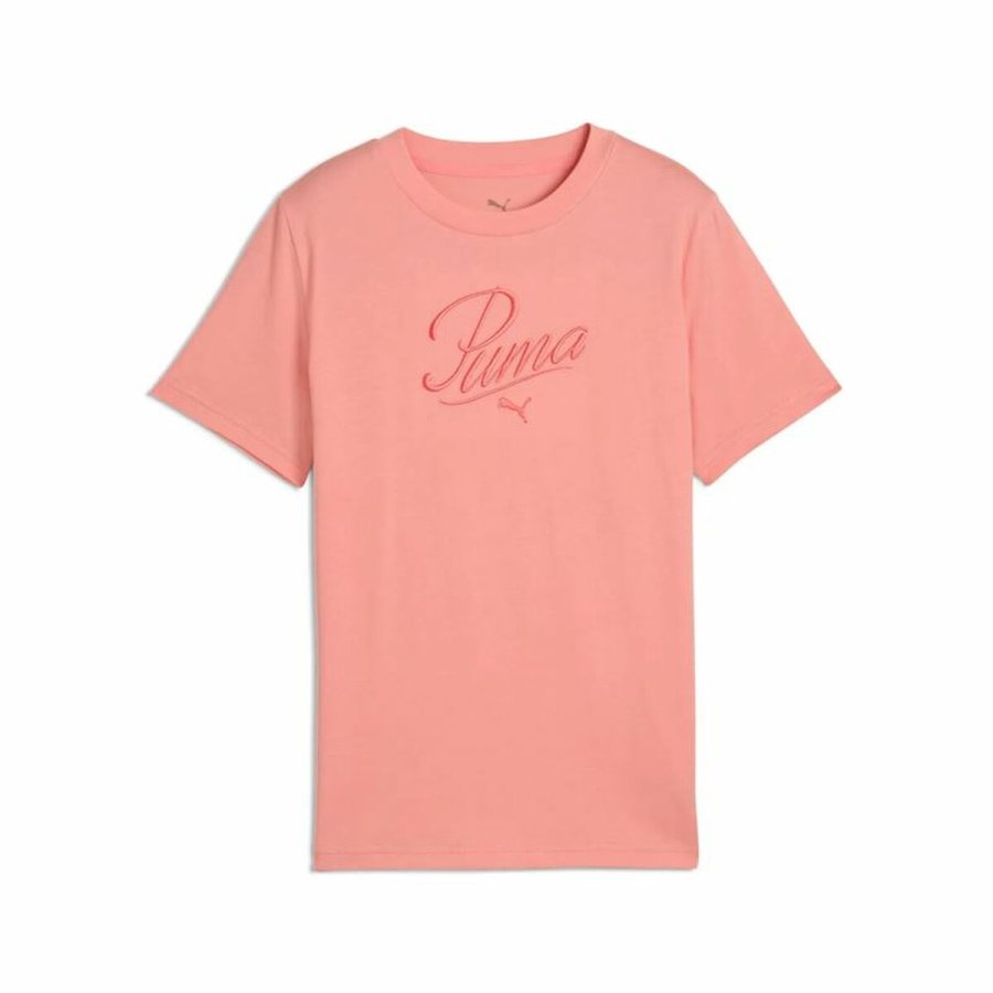Brne Kortrmet T-shirt Puma Essentials Pink #1