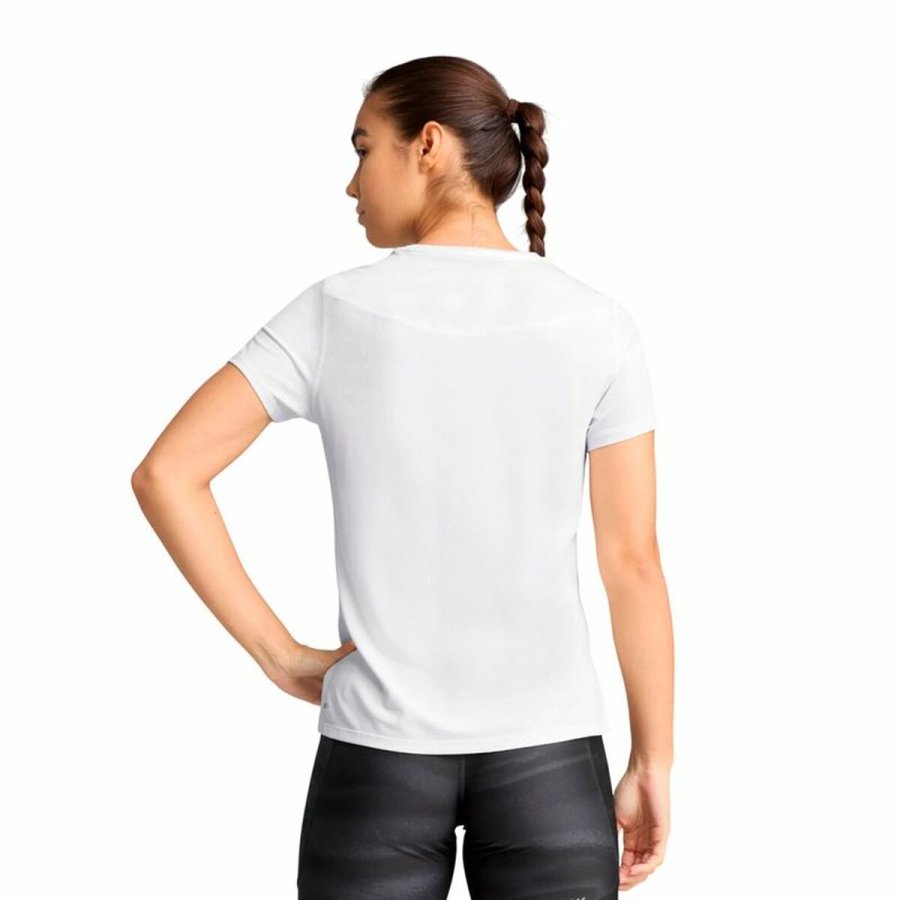 Kort�rmet T-shirt til Kvinder Puma Run Graphic Mesh Hvid #4