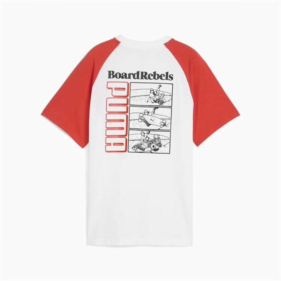 Brne Kortrmet T-shirt Puma Puma Mid90S Graphic Tee Hvid Rd #2