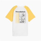 Brne Kortrmet T-shirt Puma Mid90S Graphic Tee I Hvid Gylden #2