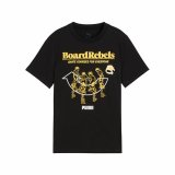 B�rne Kort�rmet T-shirt Puma Graphic Tee Sort #1