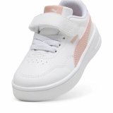 Sportssko til brn Puma Court Lally Ac+ Inf Hvid Pink #4