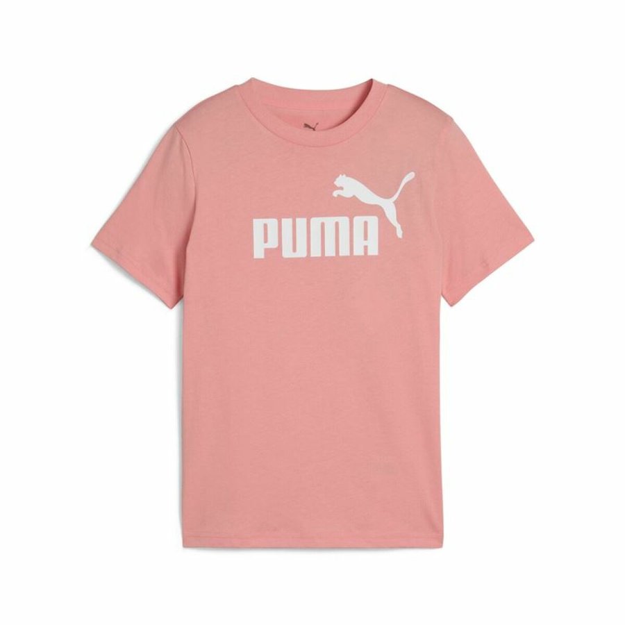 Brne Kortrmet T-shirt Puma Puma Essentials No. 1 Logo G Pink #1