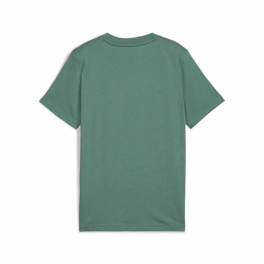 Brne Kortrmet T-shirt Puma Essentials No. 1 Logo G Grn #2