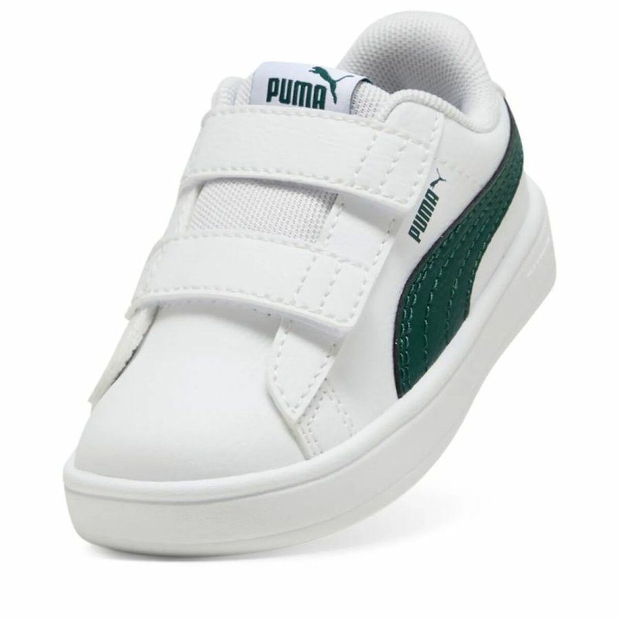 Sportssko til brn Puma Rickie Classic Oliven #4