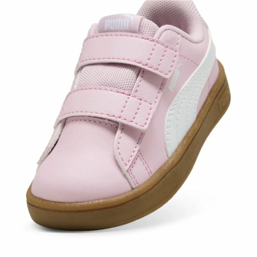 Sportssko til brn Puma Rickie Classic Pink #4