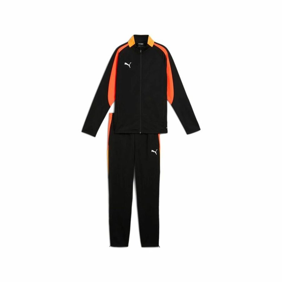 Trningsdragt til brn Puma Individualliga Track Sort #1