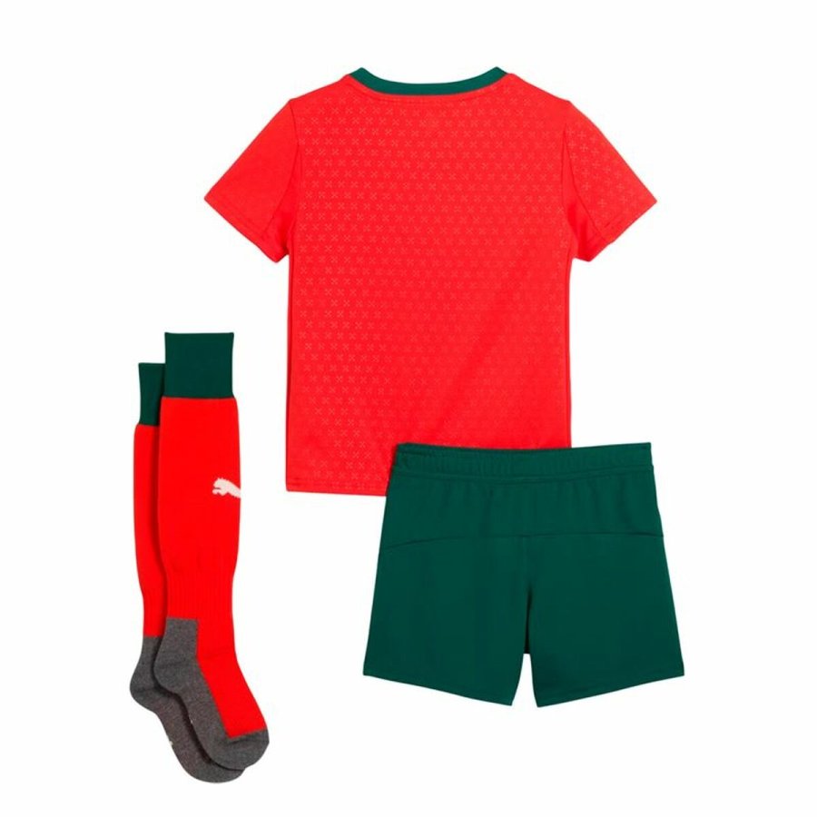 Trningsdragt til brn Puma Portugal Home Minikit Rd #2