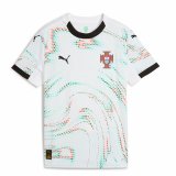 Kortrmet fodboldtrje til brn Puma Portugal Away Repl Hvid #1