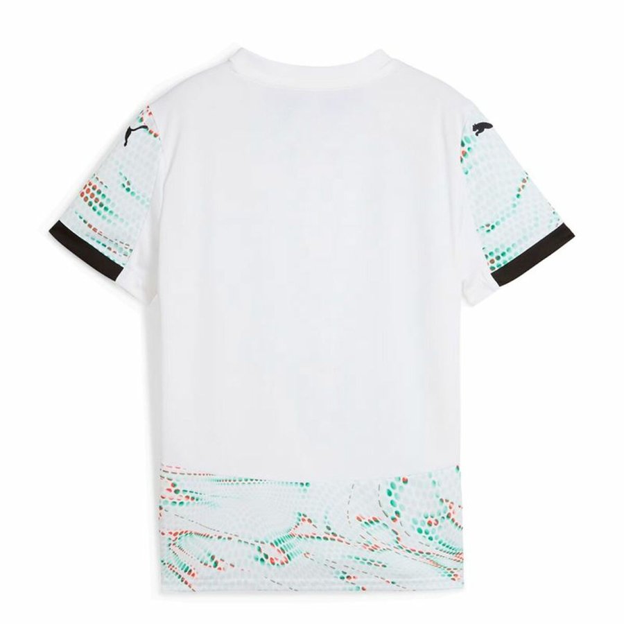 Kortrmet fodboldtrje til brn Puma Portugal Away Repl Hvid #2
