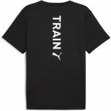 Kort�rmet T-shirt til M�nd Puma M Graphics Training Sort #2
