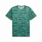 Kort�rmet T-shirt til M�nd Puma Tad Essentials Bl� Gr�n #1
