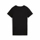 Kort�rmet T-shirt til Kvinder Puma Graphics Floral Cat Sort #2