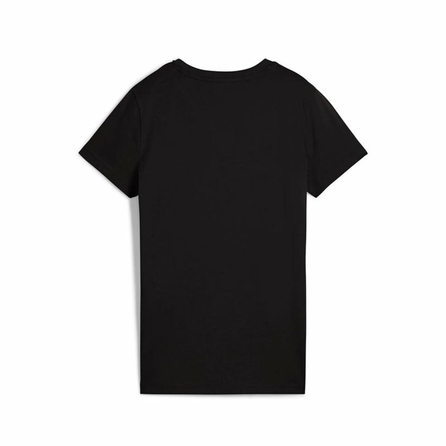 Kort�rmet T-shirt til Kvinder Puma Graphics Floral Cat Sort #2