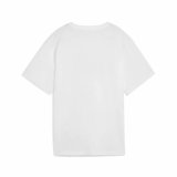 Kort�rmet T-shirt til Kvinder Puma  Graphics Stacked #2