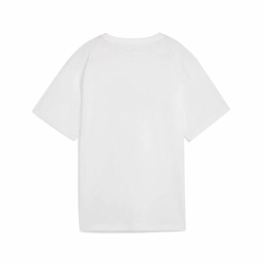 Kort�rmet T-shirt til Kvinder Puma  Graphics Stacked #2