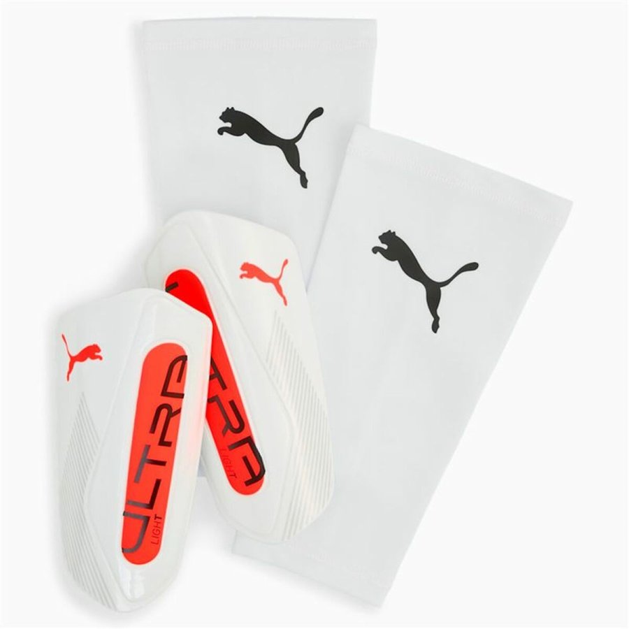 Benskinner til Fodbold Puma Ultra Light Sleeve Hvid #1