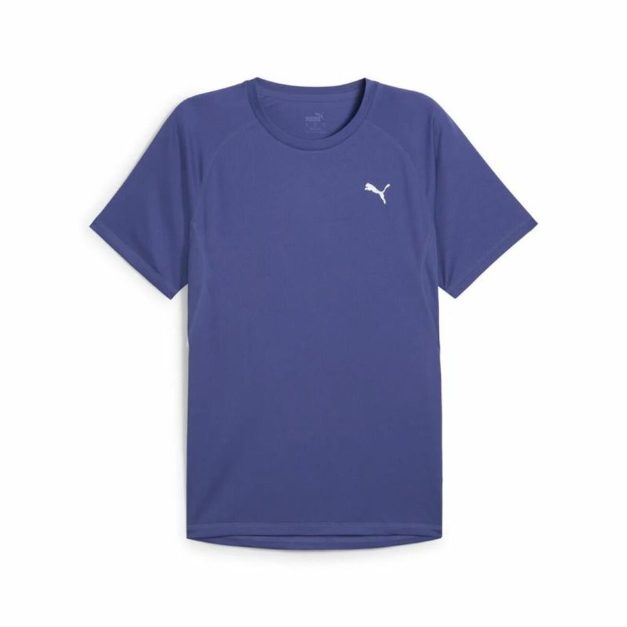 Kort�rmet T-shirt til M�nd Puma Run Velocity Bl� #1
