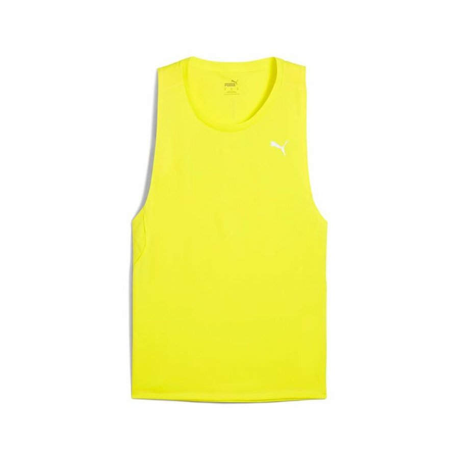 T-shirt til M�nd uden �rmer Puma Run Velocity Tank Gul #1