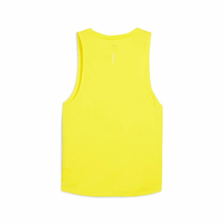 T-shirt til M�nd uden �rmer Puma Run Velocity Tank Gul #2