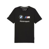 Kort�rmet T-shirt til M�nd Puma BMW MMS ESS LOGO TEE 632358 01 Sort #1
