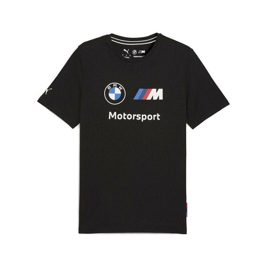 Kort�rmet T-shirt til M�nd Puma BMW MMS ESS LOGO TEE 632358 01 Sort #1