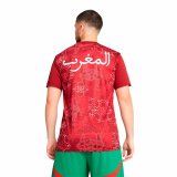 Kortrmet fodboldtrje til mnd Puma Marruecos Prematch Ss Rd #4