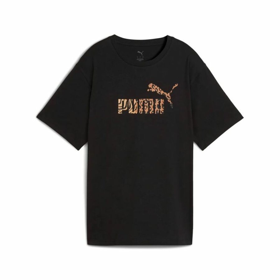 Kort�rmet T-shirt til Kvinder Puma Essentials Sort #1