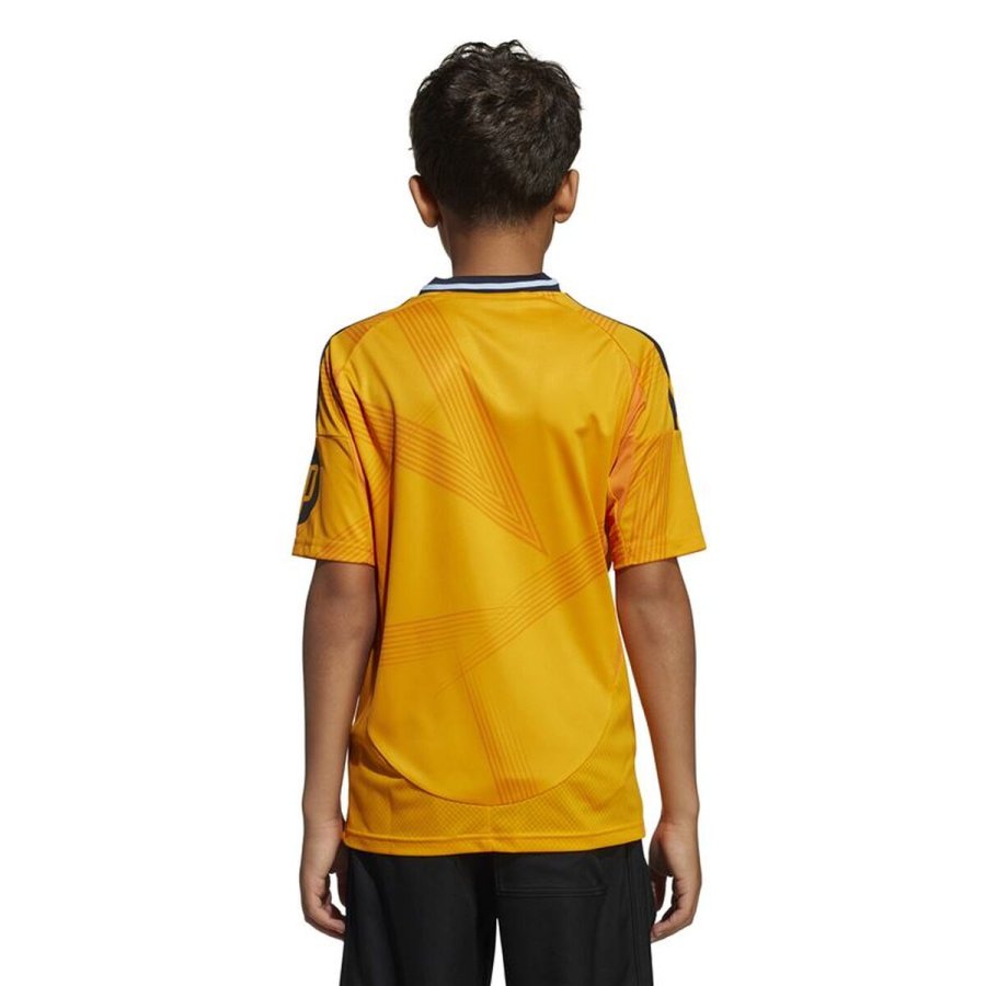 Kort�rmet fodboldtr�je til b�rn Adidas Real A Jsy Orange #4